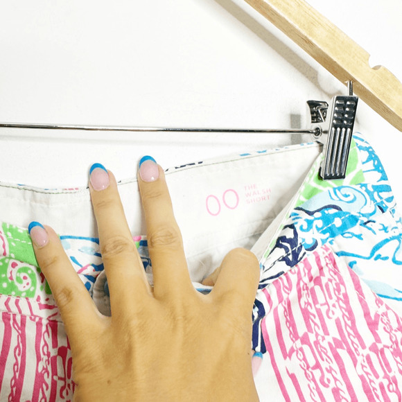 Lilly Pulitzer Walsh Short Osterville Patch Patchwork Low Rise Beach women's 00 - Picture 4 of 6